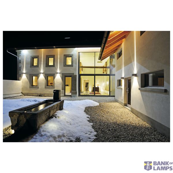 OUT-BEAM R7s wall light, silver-grey, max. 150W, IP44 image 5