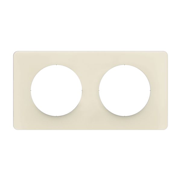 PLATE 2 GANG ALMOND WHITE image 6