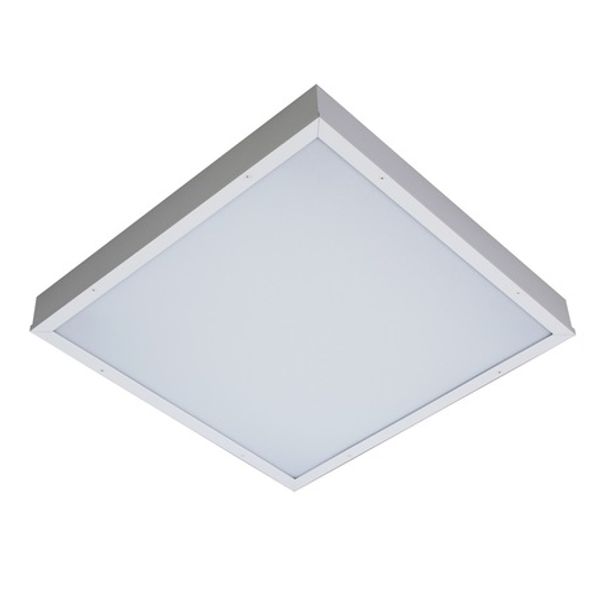 MODUS PKS4000, IP54, ceiling, square, prizmatic cover, LED 840, image 1