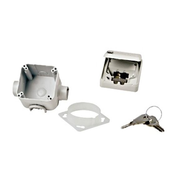 preLink/fixLink Flush - Mount Housing, IP 44,Lockable,Double image 1