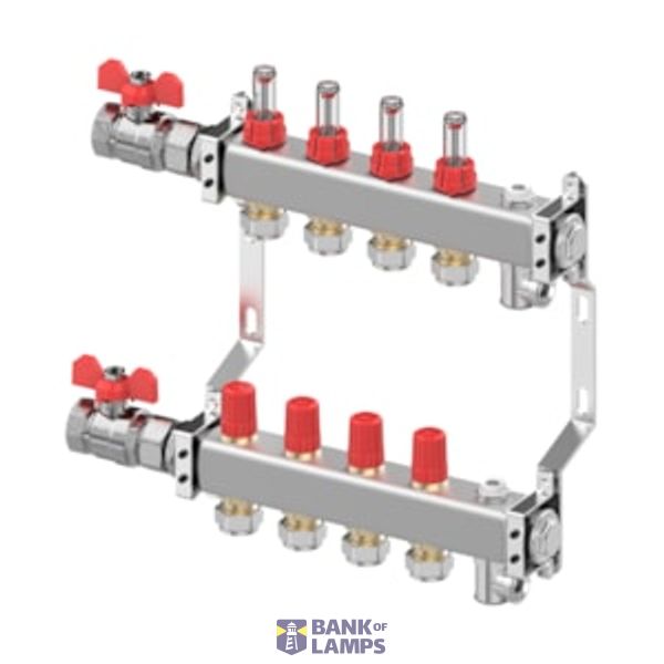 SSM manifold bundle, STAINLESS STEEL, Number of heating manifold connections [loops] [Max]: 4, 6 bar image 1