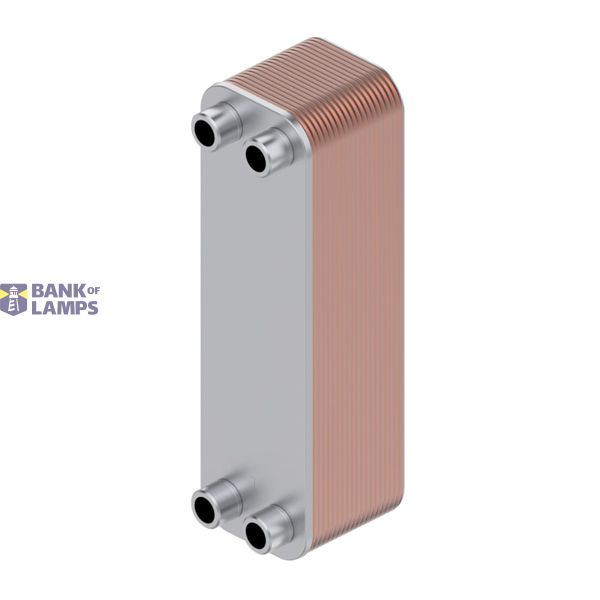 Micro Plate heat exchanger, XB06H-1, Number of plates: 16 image 1