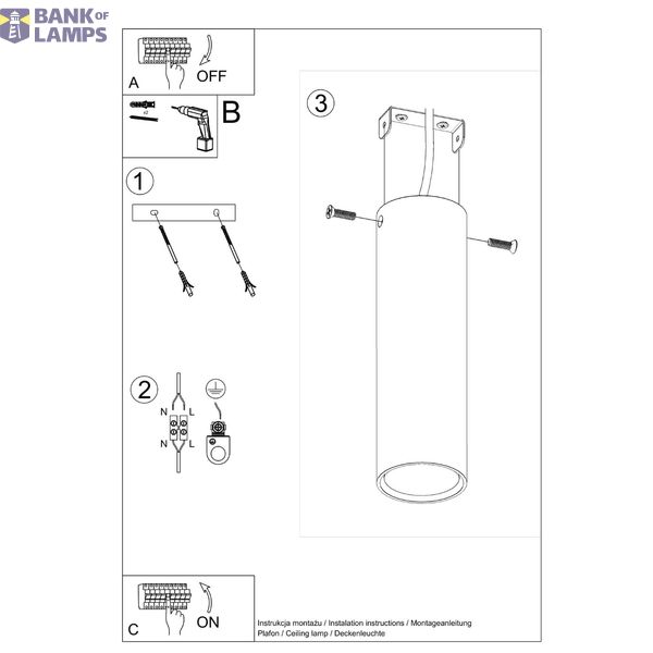 Ceiling lamp LAGOS 20 red ochre image 6