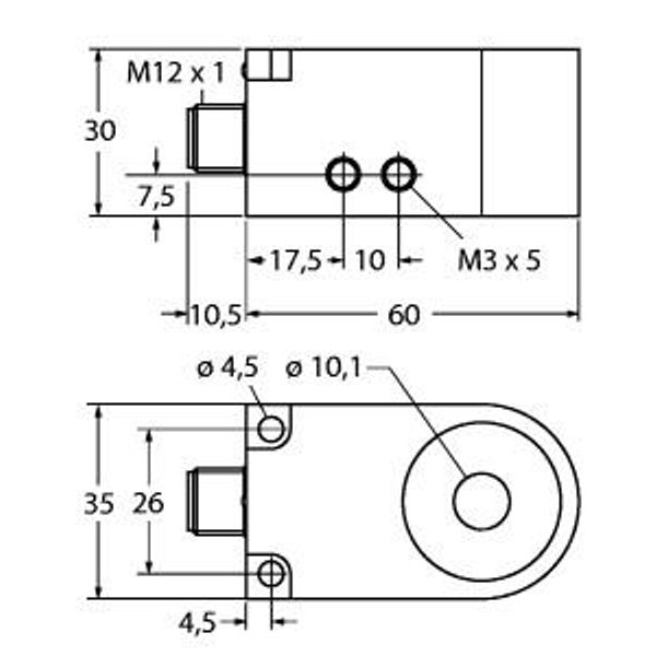 Inductive Sensor Ring Sensor   BI10R-W30-DAN6X-H1141 image 1