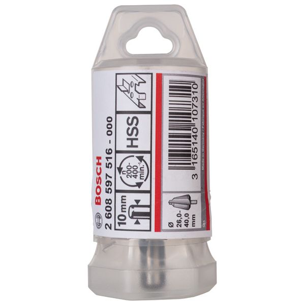 Sheet metal cone bit, cylindrical 24-40 mm, 89 mm, 10 mm 1 pcs. image 2