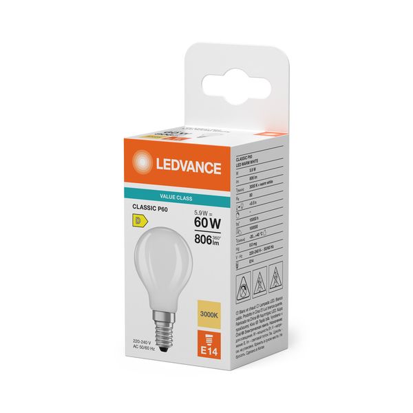 LED CLP60 5.9W 830 FILFR E14 V LEDV image 2