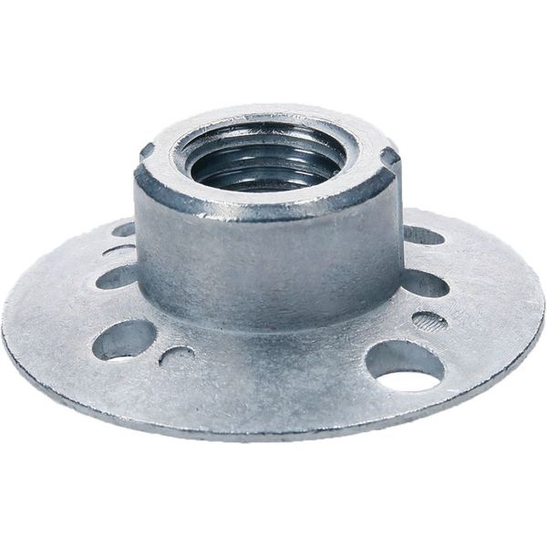 Round nut with M14 flange thread image 1
