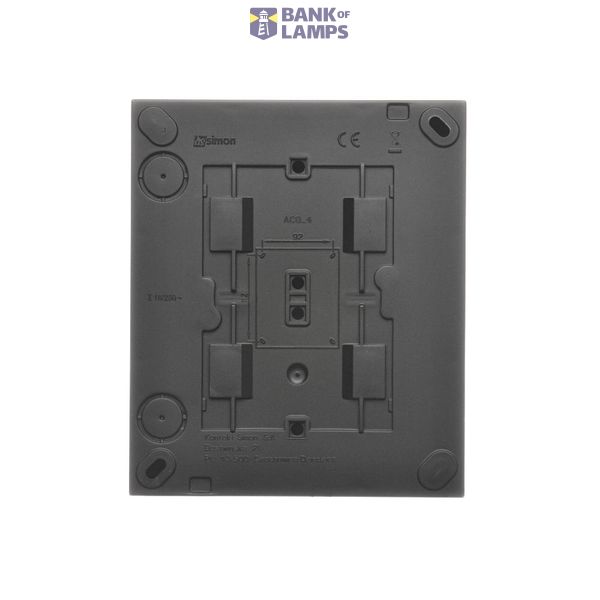 Two-way switch without pictogram, (module), Simon 24, IP20/IP44, 10AX, white image 1