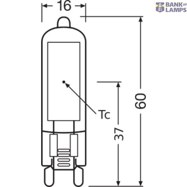 LED BASE PIN G9 GLASS 30 2.8 W/2700K G9 image 2