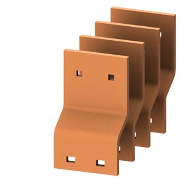 Connection vertical busbar front 50x 10 mm D: 600, 800 mm image 1