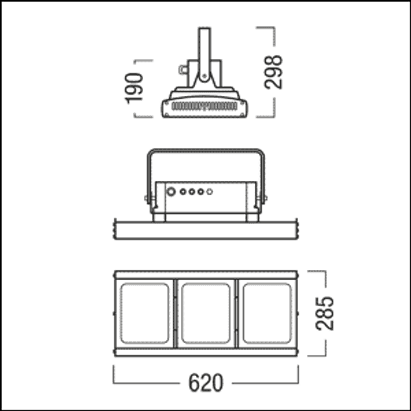 EXDURA L 31000-840 AB EVG T50 - LED high-bay luminaire image 2