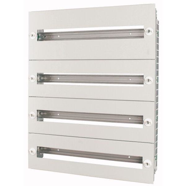 BPZ-MES-600/12-ST Mounting insert with steel front plates HxW=1149x600mm, 6 rows image 1