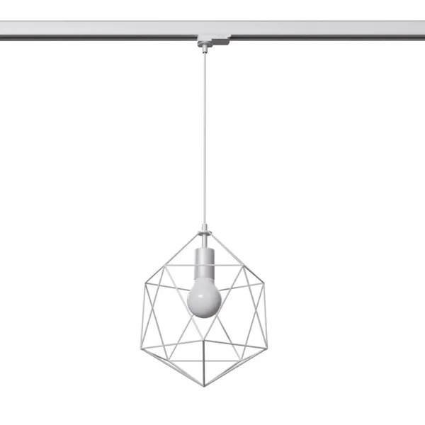 HANGING LAMP 3 PHASE GASPARE WHITE E27 4000K 7.5W 690LM image 1