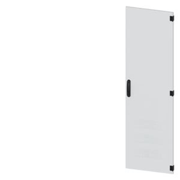 SIVACON, door, right, ventilated, IP40, H: 1800 mm, W: 500 mm, RAL 7035 image 1