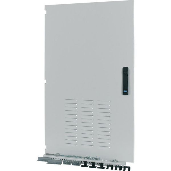 XSDMLV4097506 Box Solution door, ventilated, IP42, left, HxW=975x600mm, grey image 3