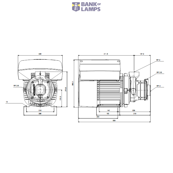 Horizontal multistage pump CME15-3 A-R-A-E-AQQE 3x380-500 50/60Hz image 4