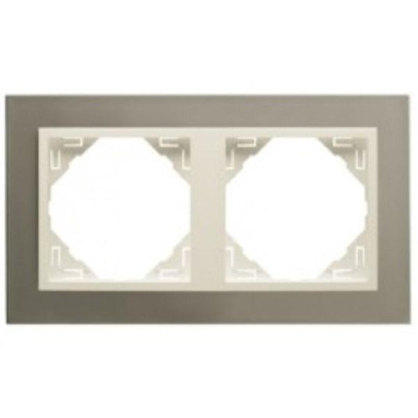 DOUBLE FRAME TITANIUM/PEARL image 1