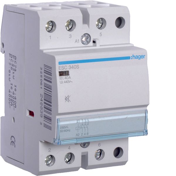 Humfree Contactor 40A, 3NO, 230V image 1
