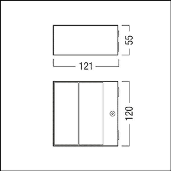 SUI SFW 900-940 LDO DIR WH - Surface-mounted wall luminaire image 3