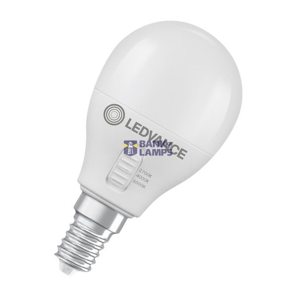 LEDCLP40 DIM 4.9W 3 CCT FR E14 P LEDV image 1