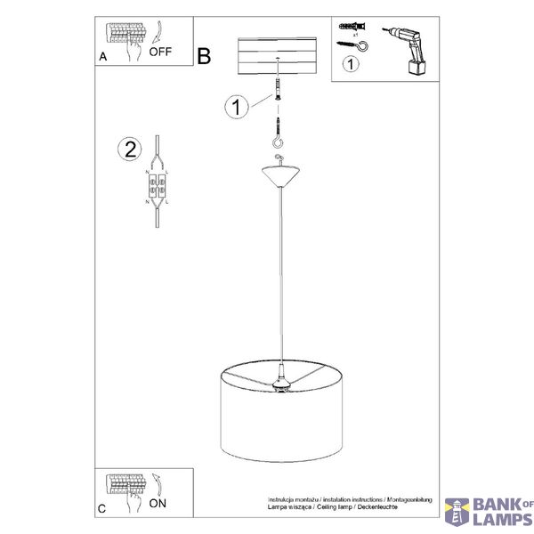 Pendant lamp NOVA  40 white image 4