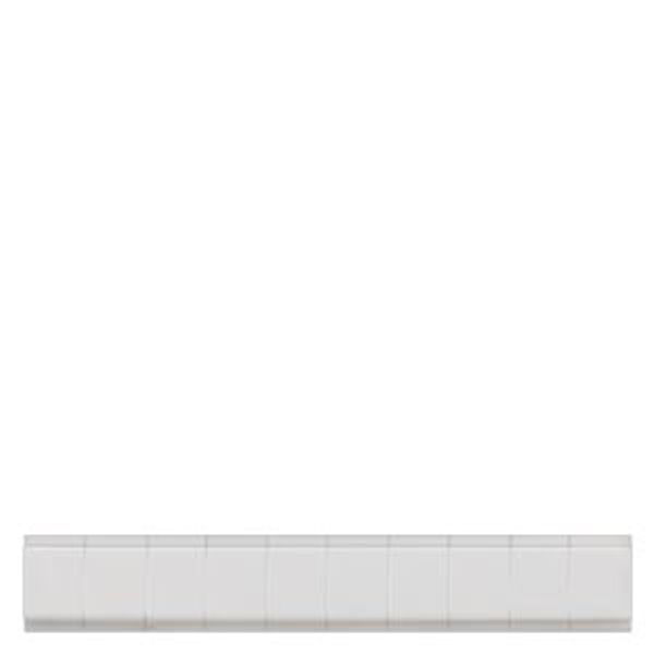 Labeling plate, flat, width: 4.2 mm, snap-on mounting, white, 1.5 mm2 image 1