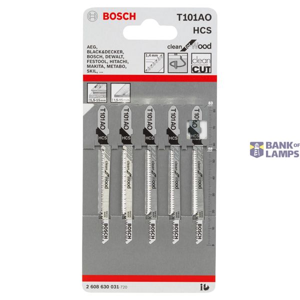 Jigsaw blade T 101 AO Clean for Wood 5 pcs. image 1