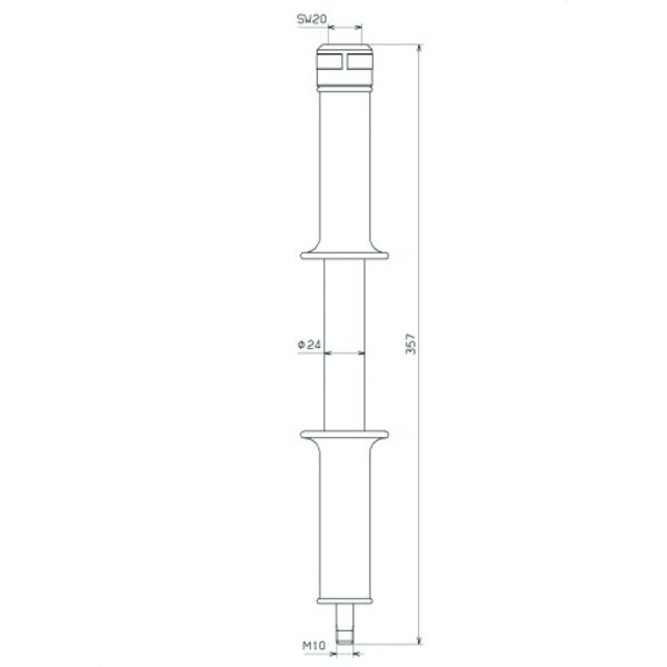 Earthing handle TI f. inserting earthing cartridges and connecting EaS image 2