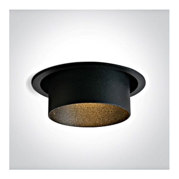 10105Y/B BLACK GU10 10W DARK LIGHT image 1