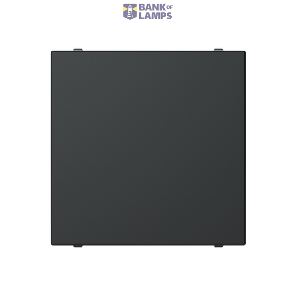 Blank cover plate - 2M - Matt Black image 1