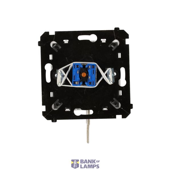 Double USB charger, A+A, (module), 2.1A, 230V, black matt image 1