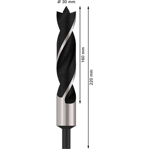 Standard brad point drill bits 30 x 145 x 220 mm, d 13 mm image 3