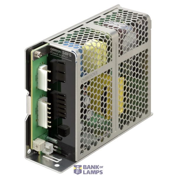 Power Supply, 100 W, 100 to 240 VAC input, 24 VDC, 4.5 A output, DIN-rail mounting, connector S8FS2038M image 1
