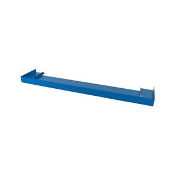 XSFDR12-X1-B Branding strip, drain rail, W=1200mm, blue image 2