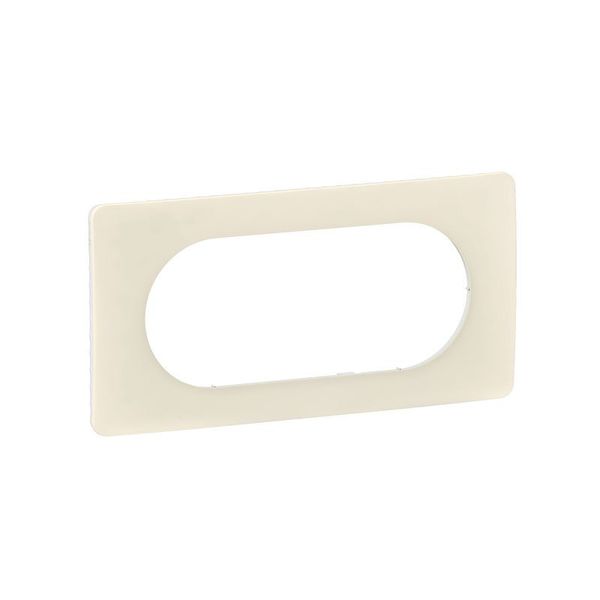 PLATE 2G LARGE ALMOND WHITE image 2