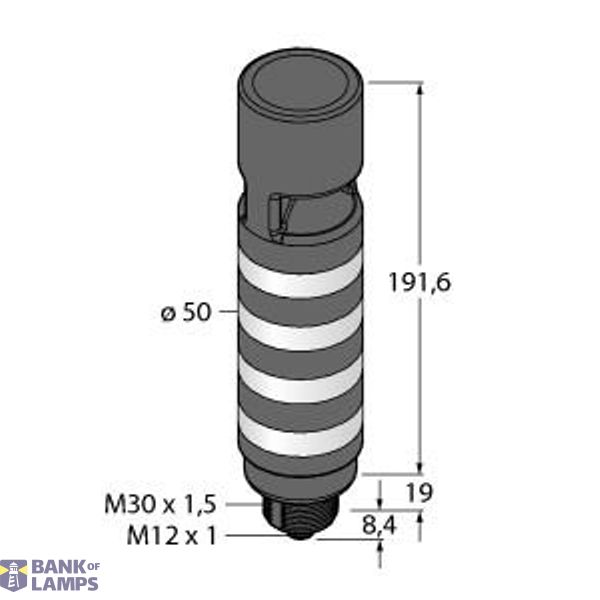 LED Signal Light Tower Light   TL50BLBGYR1AOSQ image 1