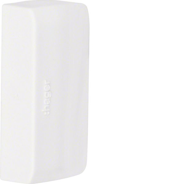 End cap for ATHEA trunking 12x50mm in pure white image 1