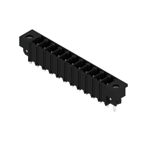 PCB plug-in connector, male header, Solder flange, THT/THR solder connection, 3.81 mm, Number of poles: 11, 180°, Solder pin length (l): 3.2 mm, tinned, black, Box image 2