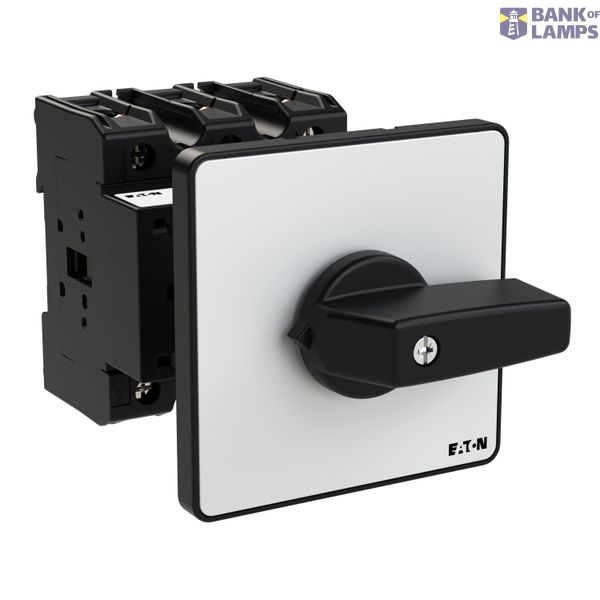 P3 Main switch, 80 A,Rear mounting, 3 pole, Form Z, Black, Door coupli image 4