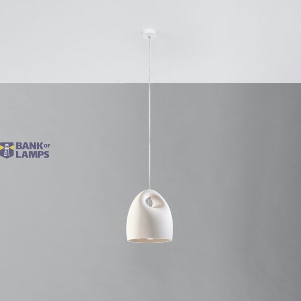 CERAMIC HANGING LAMP BUKANO E27 1X60W IP20 image 3