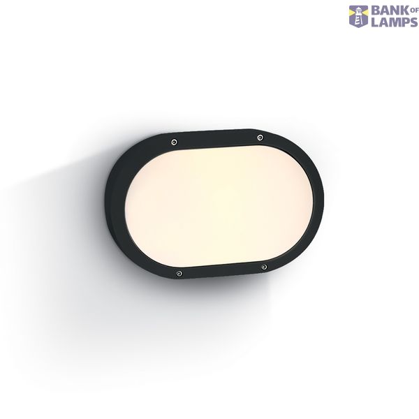 BLACK IP54 2xE27 2X10W image 1