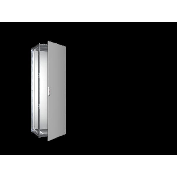 VX Baying enclosure system, WHD: 600x1800x500 mm, stainless steel, single door image 2