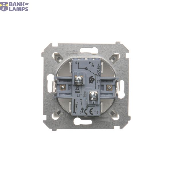 Three position (1-0-2) blind control double switch, 10A, anthracite, metalic image 1