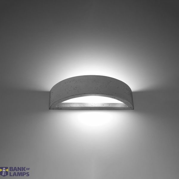 WALL LAMP ATENA CONCRETE E27 1X60W IP20 image 3