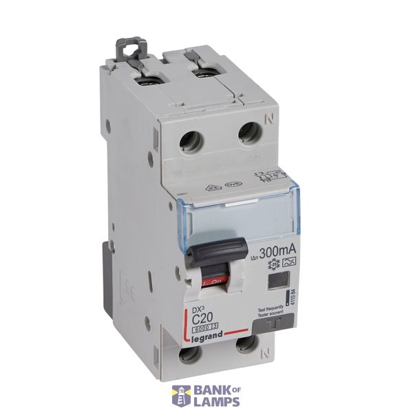 RCBO DX3 1P+N C20 6000A 300MA A image 2