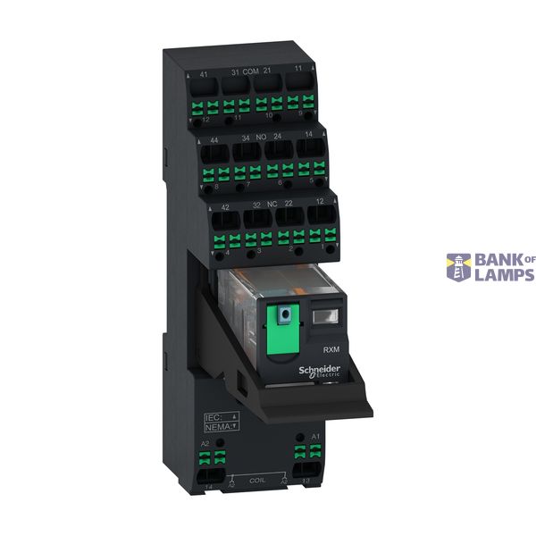 Harmony RXM Relay module,4C/O 6A 24VDC image 2