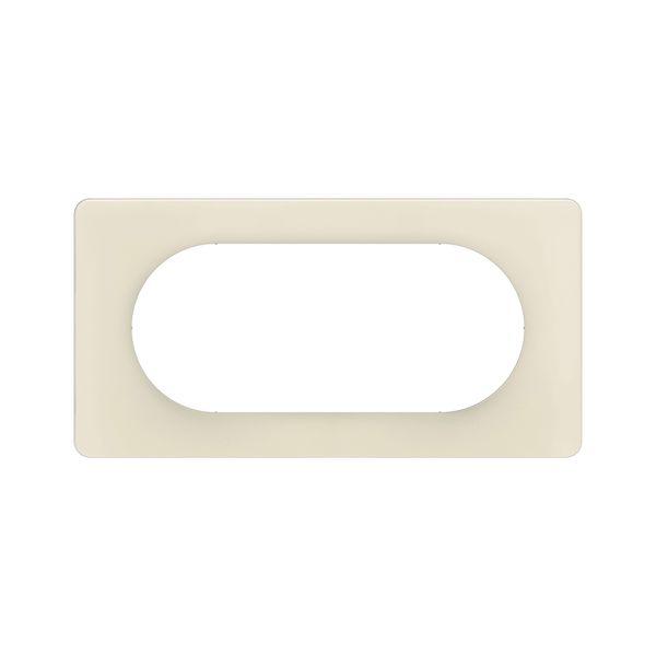 PLATE 2G LARGE ALMOND WHITE image 4