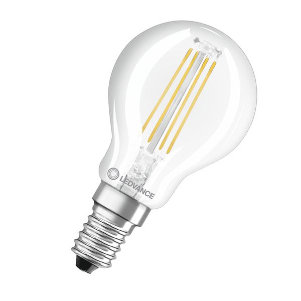 LED Classic P 40 Filament V 4W 827 Clear E14 image 1