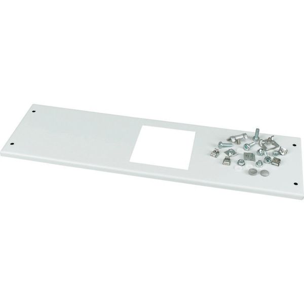 XMN230606C Front cover, +mounting kit, for NZM2, horizontal, 3p, HxW=150x600mm, grey image 5