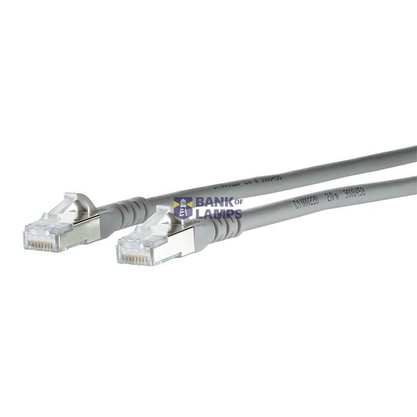 Patch cord Cat.6A AWG 26 4.5 m gray image 1